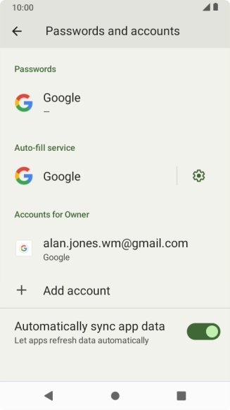 Press the Home key to return to the home screen.