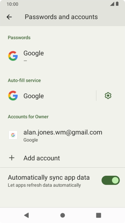 Press the Home key to return to the home screen.