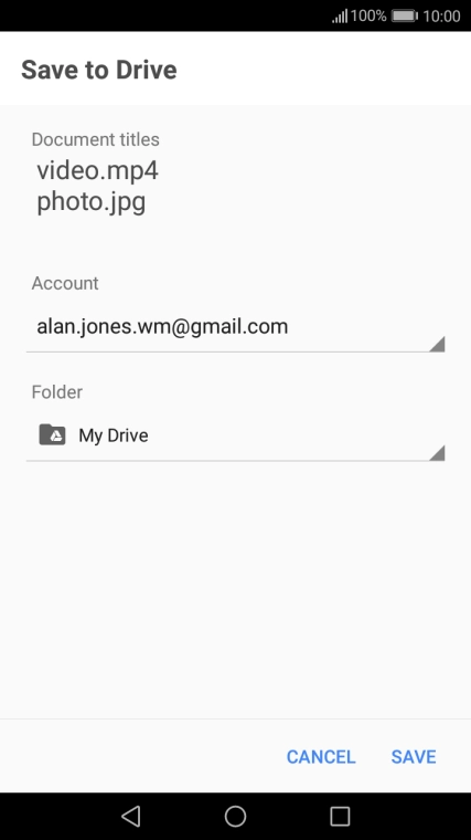 Press the drop down list below 