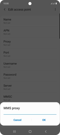 Key in 10.202.002.060 and press OK.