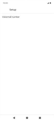 Press Voicemail number.