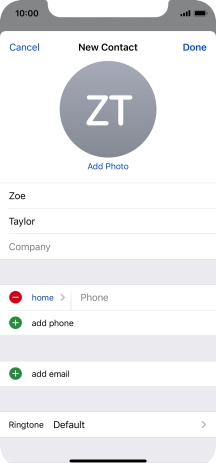 Press Phone and key in the required phone number.
