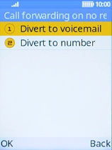 Select Divert to voicemail.