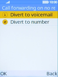 Select Divert to voicemail.