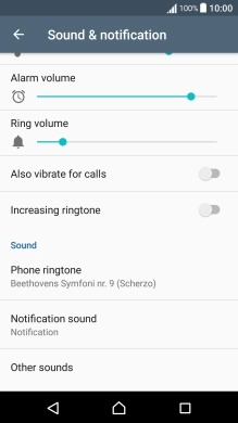Press the Home key to return to the home screen.