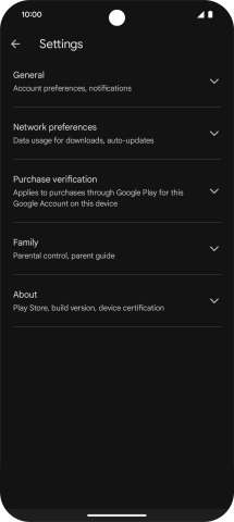 Press Network preferences.