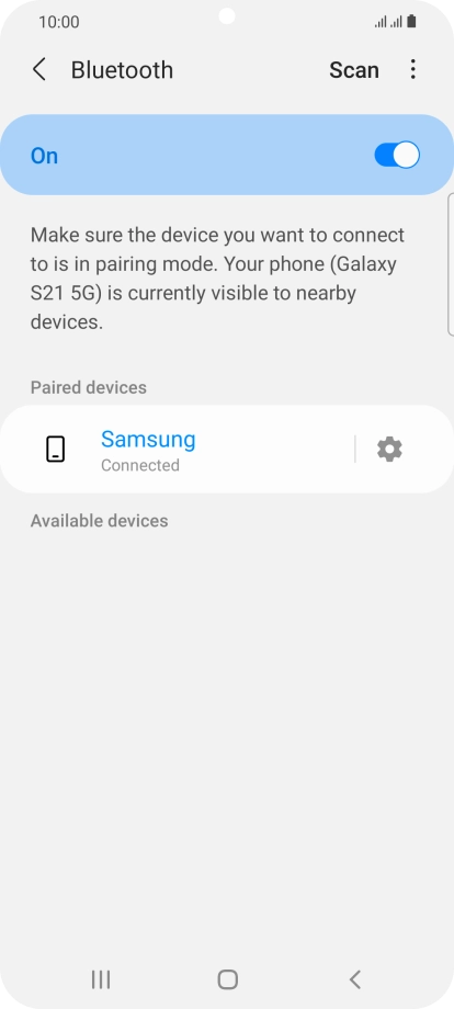 Press the Home key to return to the home screen.