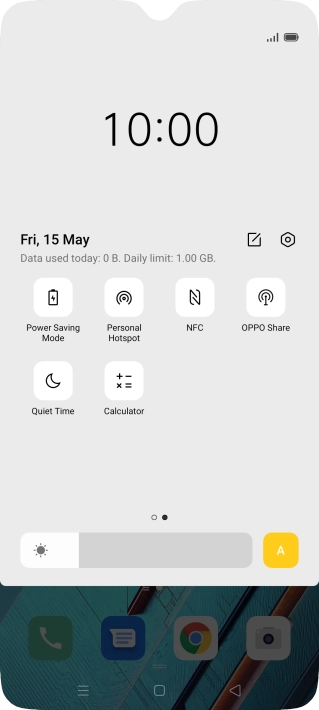 Press Power Saving Mode to turn on the function.