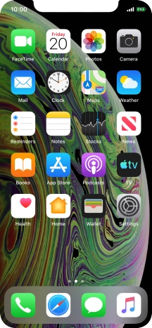 When the battery charging icon is displayed, the battery is charging.