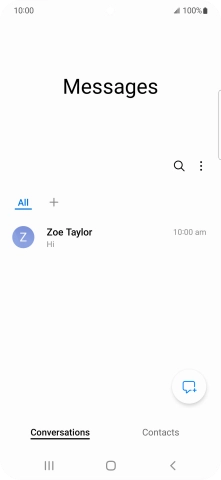 Press the new message icon.