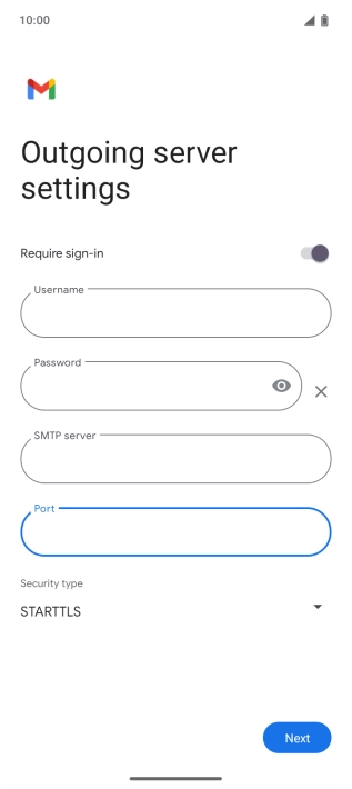 Press the drop down list below 