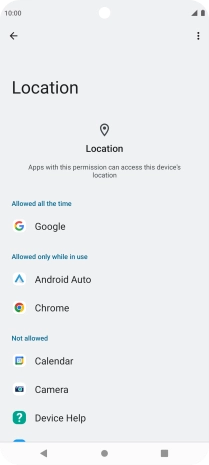 Press the required app.