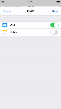 Press Save. Your email account has now been set up. To select more settings for incoming and outgoing server, proceed with the following steps.