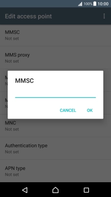 Key in http://pxt.vodafone.net.au/pxtsend and press OK.
