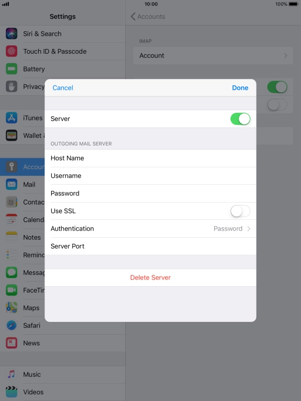 Press Authentication.