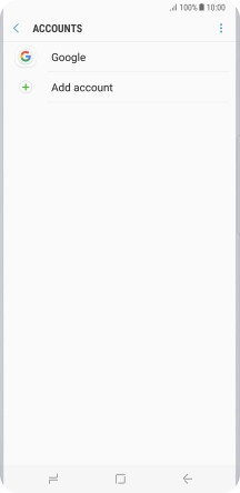 Press the required account.