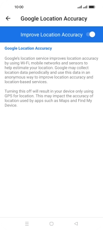 If you press the indicator next to 