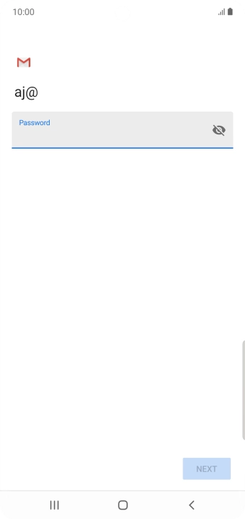 Press the field below 