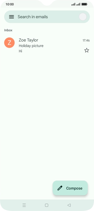 Press the profile icon.