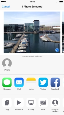 Press the required device.