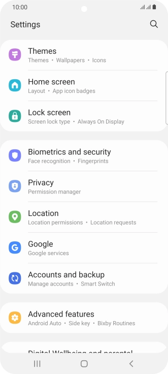 Press Biometrics and security.