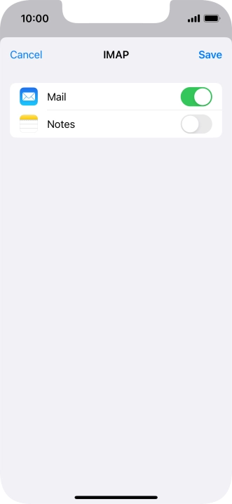 Press Save. Your email account has now been set up. To select more settings for incoming and outgoing server, proceed with the following steps.