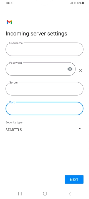 Press the drop down list below 