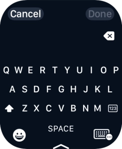 Press the input icon.