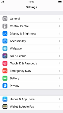 Press iTunes & App Store.