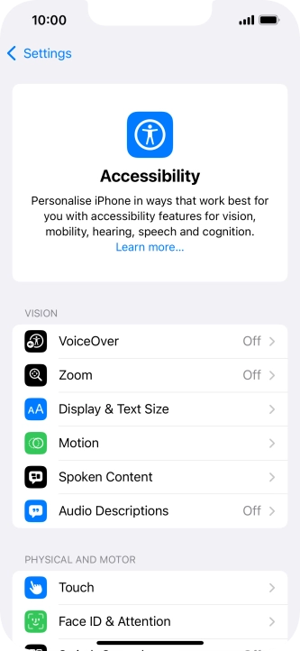 Press the required category below 