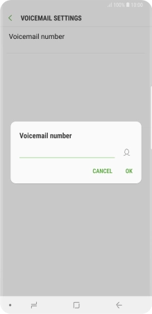Key in +61414121121 and press OK.