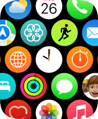 Press the message icon.