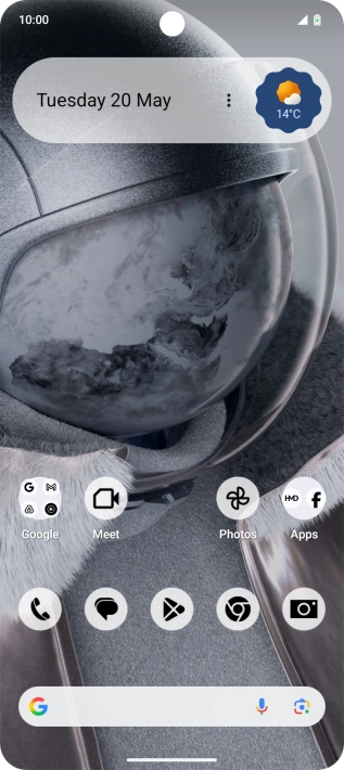 When the battery charging icon is displayed, the battery is charging.