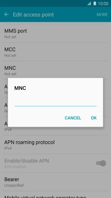 Key in 03 and press OK.