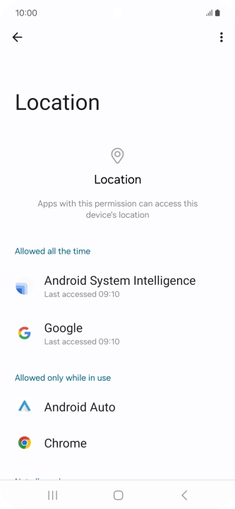 Press the required app.