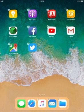 Press the delete icon.