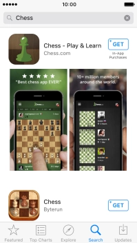 Press the required app.