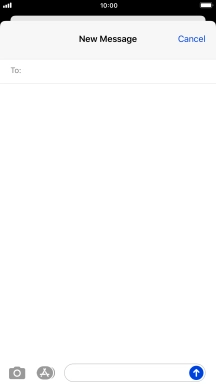 Press To: and key in the first letters of the recipient's name.