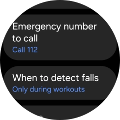 Press Emergency number to call.