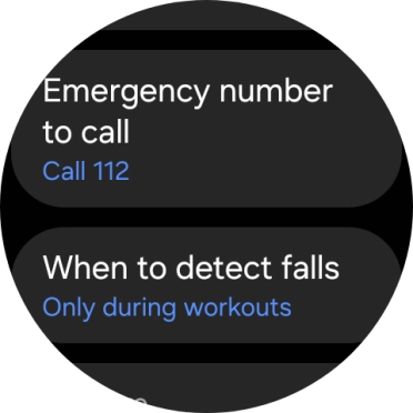 Press Emergency number to call.