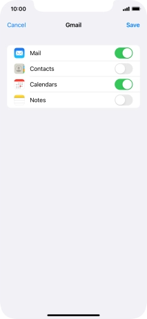 If this screen is displayed, you email account has been recognised and set up automatically. Follow the instructions on the screen to key in more information and finish setting up your phone.