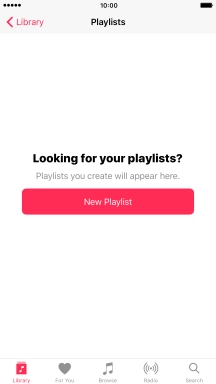Press New Playlist.