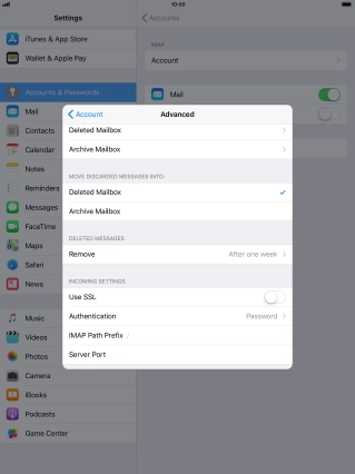 Press Authentication.