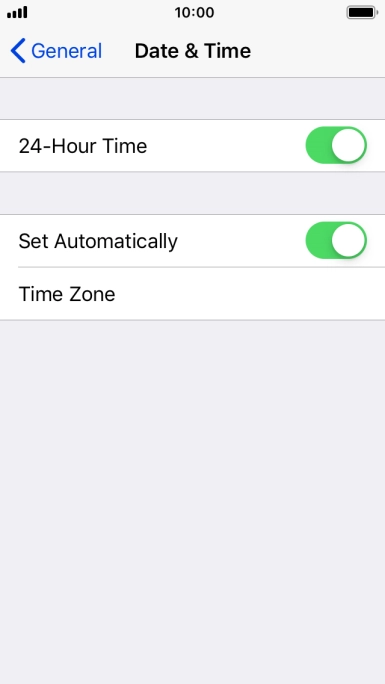 Press the Home key to return to the home screen.