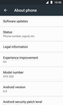 Press Software updates. If a new software version is available, it's displayed. 
Follow the instructions on the screen to update the phone software.