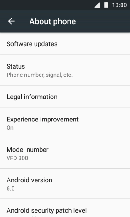 Press Software updates. If a new software version is available, it's displayed. 
Follow the instructions on the screen to update the phone software.