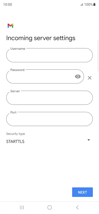 Press the field below 