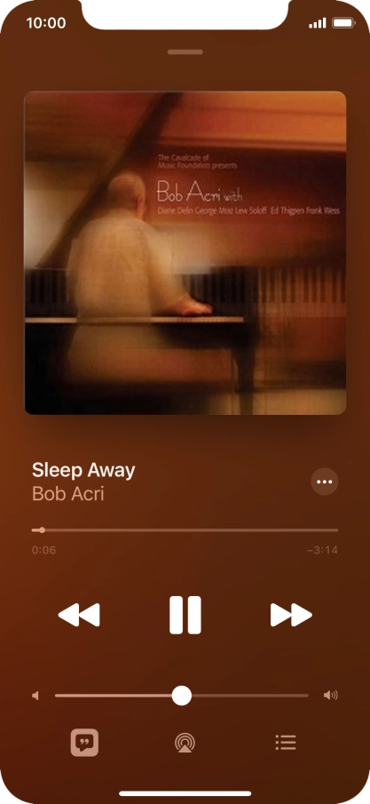 Press arrow right to go to the next audio file.