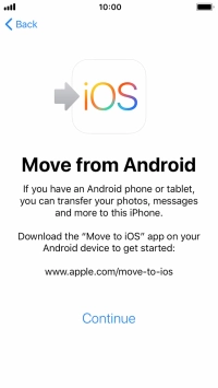 To transfer content to your phone, you need to install the app 