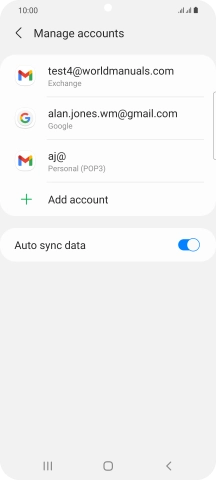 Press the Home key to return to the home screen.